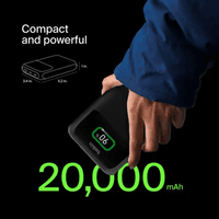 Belkin - BoostCharge Pro Powerbank with 2x USB-C and USB-A 65W Port + USB-C to USB-C Cable, Black – Bild 8