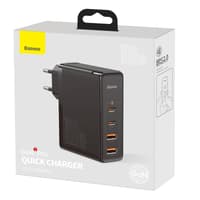 Baseus - GaN2 Pro - Fast charger 2C+2U, 100W EU, Black (CCGAN2P-L01) – Bild 5