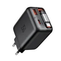 McDodo - FreeGo 75W Car Charger with Retractable Cable, 70CM (Sortie : USB-A et USB-C / Câble : USB-C) Noir – Bild 4