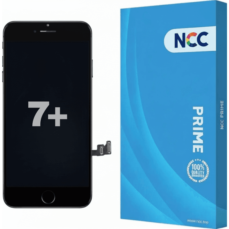 Apple iPhone 7+ Vetro frontale / LCD, NCC Incell, nero