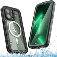 Apple iPhone 14 Pro - Custodia impermeabile per esterni Redpepper IP68 serie Dot+ con Magsafe, nero – Bild 1