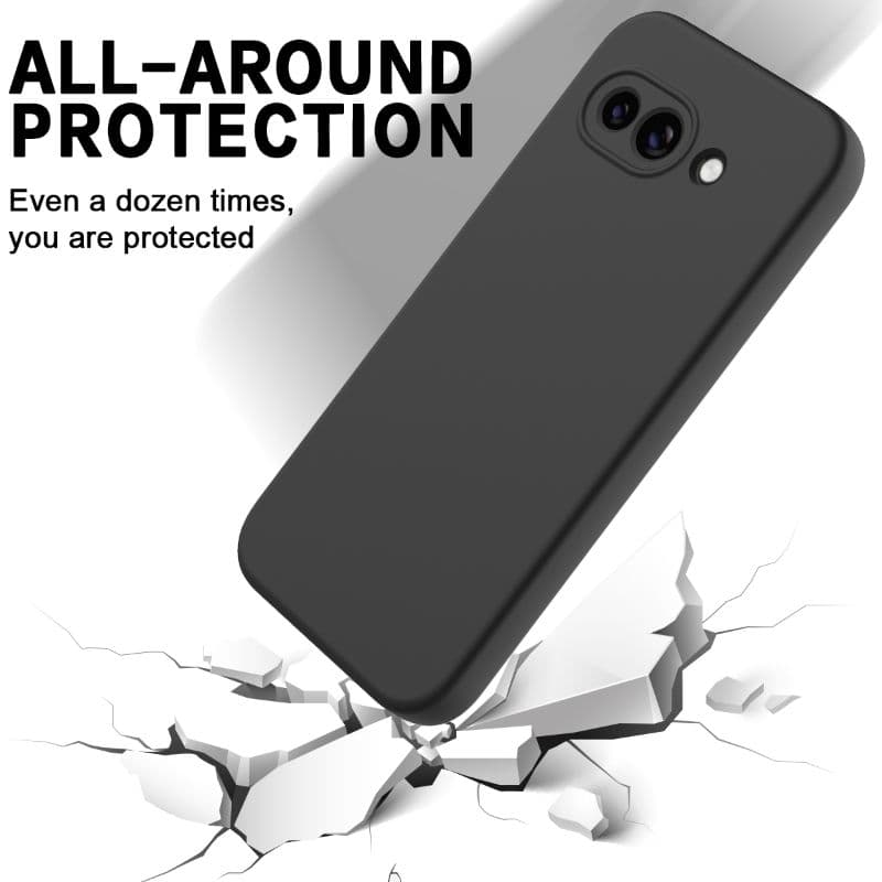 Google Pixel 9 Pro - Silikon Schutzhülle, schwarz – 3