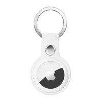 AirTag Keychain - RPD Faux Leather Case, White – Bild 1
