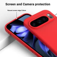 Google Pixel 10 Pro XL - Silikon Schutzhülle, Rot – Bild 6