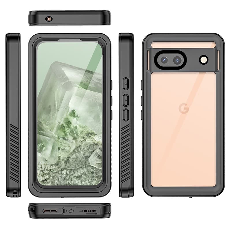 Google Pixel 8a - Redpepper IP68 FS Series Wasserdichtes Outdoor Case, schwarz – 4