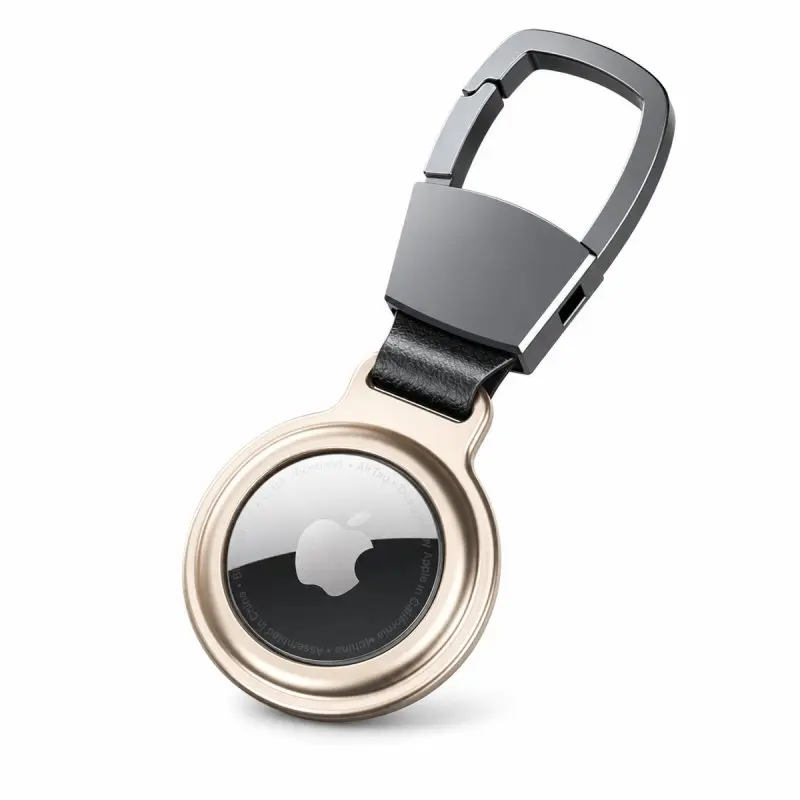 AirTag Schlüsselanhänger - RPD Metall Case, magnetischer Verschluss, Gold