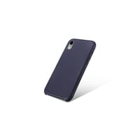 iPhone XR Original Real Leather Back Cover blue iCarer(No Logo) – Bild 3