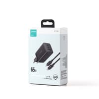 Joyroom - 65W GaN Ultra 2C1A fast charger + 100W USB-C to USB-C cable (1.2m), black (EU) (TCG01) – Bild 9