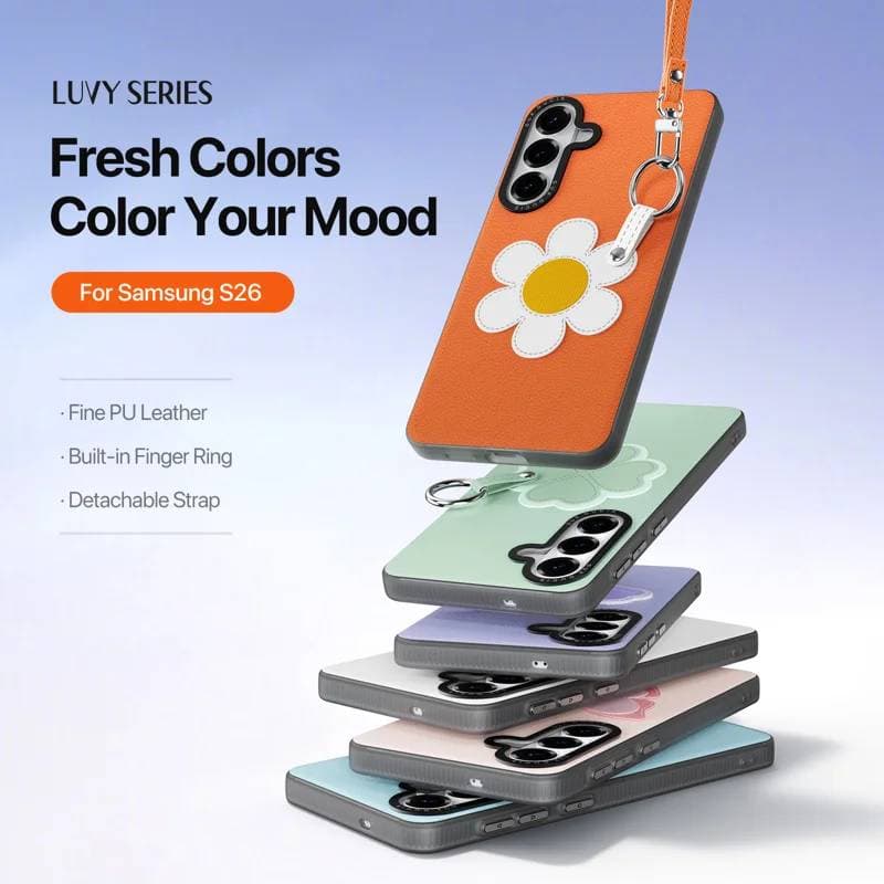 Samsung Galaxy S26 - Dux Ducis - Luvy Series, Love Edition, orange – 4
