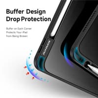 iPad Air 4/5/6/7 - Dux Ducis Magi Series, stand-up flip case, black – Bild 8