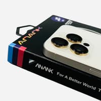 ANANK iPhone 16 Pro / 16 Pro Max - Vetro blindato della fotocamera posteriore - Materiale Safir con certificato GIA, oro – Bild 2