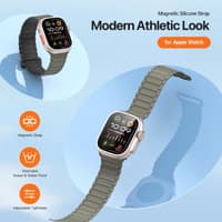Apple Watch - DUX KJ Version Strap (42-49mm) Dark Olive – Bild 4