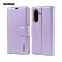 Samsung Galaxy A17 5G (2025) - Hanman Mill Flip Case avec 3 compartiments pour cartes, violet – Bild 1