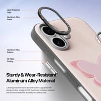 iPhone 17 - Dux Ducis - Luvy Series, Love Edition (Schmetterling), pink – Bild 8