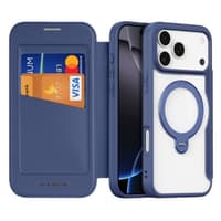 Apple iPhone 17 Pro - Dux Ducis Skin X Pro Series MagStand bleu foncé – Bild 2