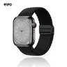 RPD Magnos Magnet Armband Nylon Geflochten für Apple Watch 44/45/46/49mm - Schwarz