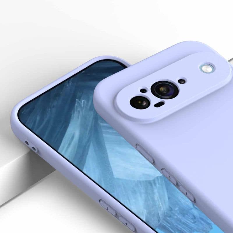 Google Pixel 9 - Housse en silicone violet – 2