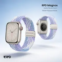 RPD Magnos Cinturino Magnetico Nylon per Apple Watch 44/45/46/49mm - Prugna – Bild 5