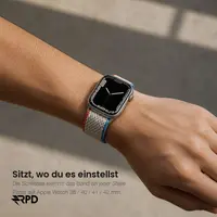 RPD Magnos Cinturino Magnetico Nylon per Apple Watch 38/40/41/42mm - Bianco Crema – Bild 4