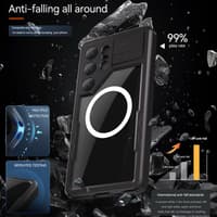 Samsung Galaxy S25 Ultra - Redpepper IP68 Mars Series Wasserdichtes Outdoor Case Magsafe, schwarz – Bild 6