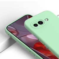 Google Pixel 9a - Custodia protettiva in silicone, verde – Bild 6