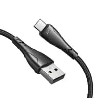 McDodo - USB-A to Micro-USB, Lade- und Datenkabel, 1.2m, Schwarz – Bild 1