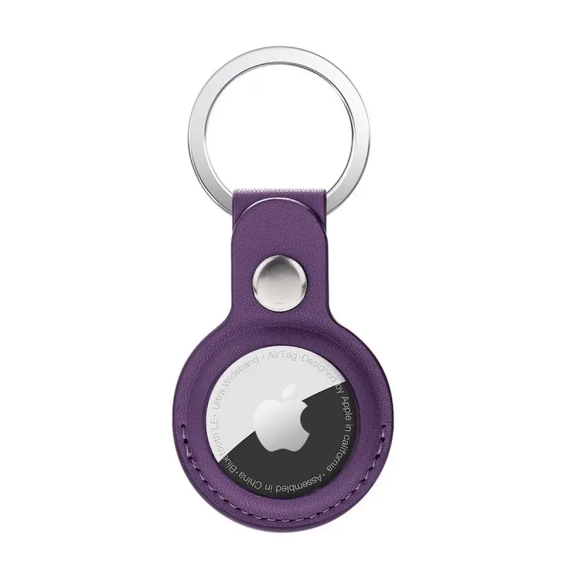Portachiavi AirTag - RPD Case in similpelle, Viola