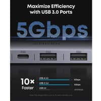 Anker - USB-C Hub 7-in-1 with HDMI / USB-C / USB-A, black – Bild 6