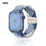 RPD Magnos Cinturino Magnetico Nylon per Apple Watch 38/40/41/42mm - Motivo Z Blu/Bianco