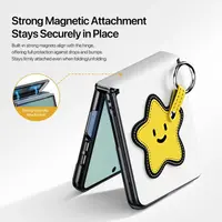 Galaxy Z Flip8 - Dux Ducis - Luvy Series, Love Edition (Yellow Star), white – Bild 5