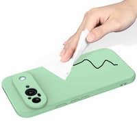 Google Pixel 9 - Silicone protective case, green – Bild 5