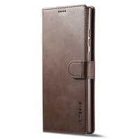 Samsung S20 - LC.IMEEKE Wallet case with 3 card slots & magnetic closure, brown – Bild 4