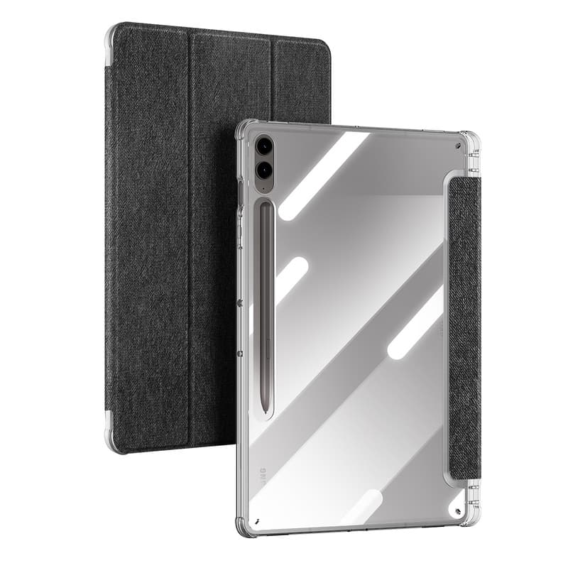 Samsung Galaxy Tab S9 FE Plus / S9 Plus / S10 Plus - Dux Ducis Unid Series, attachable flip case, black – 4