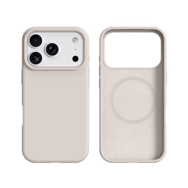 RPD - iPhone 17 Pro Max Burom Silicone Case mit MagSafe, Weiss