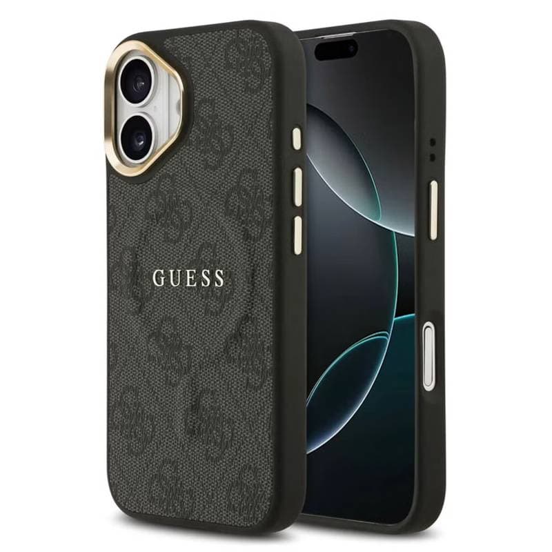 iPhone 17 - Leather MagSafe Case, Black GUHMP17SP4MSEGCK