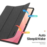 Samsung Galaxy Tab S11 Ultra - Dux Ducis Domo Series, aufstellbares Flip-Etui, Schwarz – Bild 6