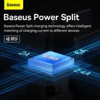 Baseus Flash Series Ⅱ One-for-three Fast Charging Cable USB to M+L+C 100W 1.5m Violet (CASS030005) – Bild 6