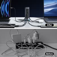 Joyroom - Chargeur multi-ports 65W, gris foncé (EU) (JR-TCM02) – Bild 2