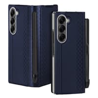 Samsung Galaxy Z Fold 7 - Dux Ducis Bril Series with pen holder, blue – Bild 2
