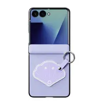 Galaxy Z Flip8 - Dux Ducis - Série Luvy Shell, édition Love (coquillage), violet – Bild 2