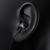 Mcdodo - USB-c headphones with cable controller and microphone, with RGB light, black – Bild 7