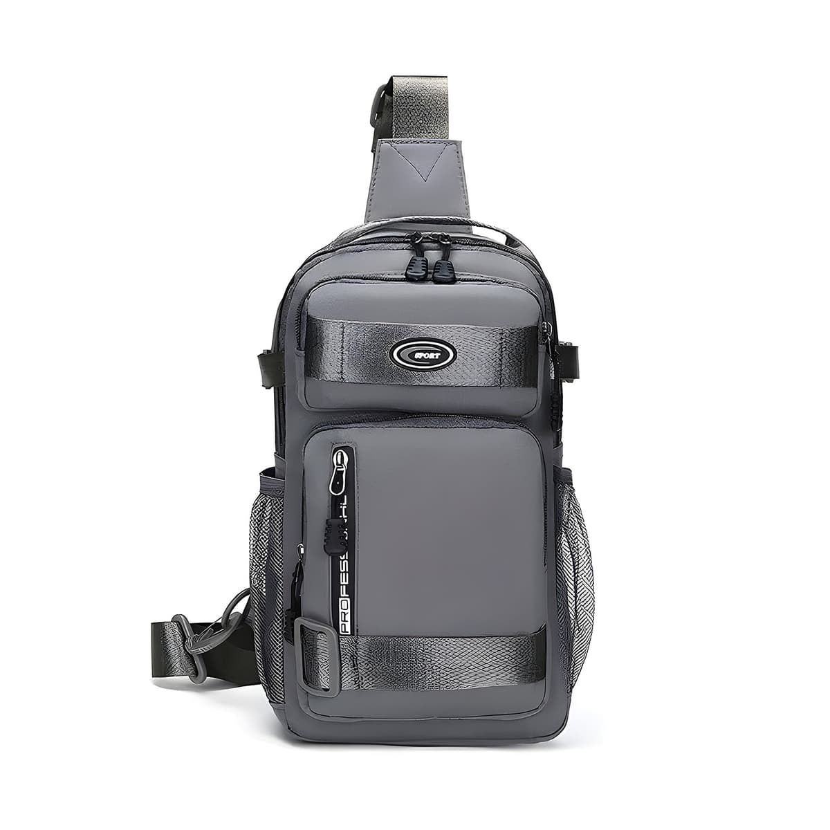 Okade - Sport Bum Bag Dark Grey - Sling Bag Crossbody Shoulder Bag, Dark Grey
