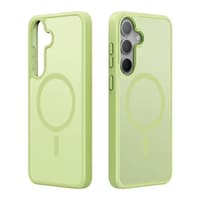 Samsung Galaxy S25 - Serie Dux Ducis Yind con Magsafe in verde lime – Bild 2