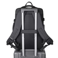 Okade S70 Sac à dos pour ordinateur portable 17.3 pouces - Business & Travel Rucksack USB, fonction valise, noir – Bild 6