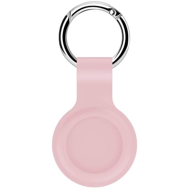 Set of 2 AirTag key fob covers - iCarer silicone case, pink (XYSK002-PK)