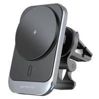 Proove - Square Magnetic Pro Car Mount with Wireless Charger, Black – Bild 1