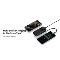 Recci - RPB-P47 10000mAh - 22.5W - Built in stretchable USB Type-C Magsafe - Schwarz – Bild 3