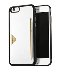 iPhone 6 / iPhone 6s - Dux Ducis Pocard series mit Aussen-Kartenfach weiss – Bild 1