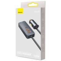 Baseus - Share Together PPS - Caricatore rapido multiplo per auto, 120W 2U+2C, grigio (CCBT-A0G) – Bild 2