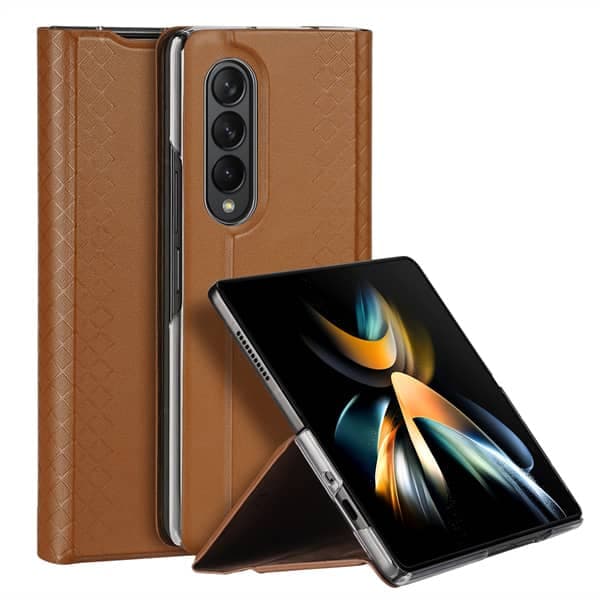 Samsung Galaxy Z Fold 5 - Dux Ducis Bril Series brun